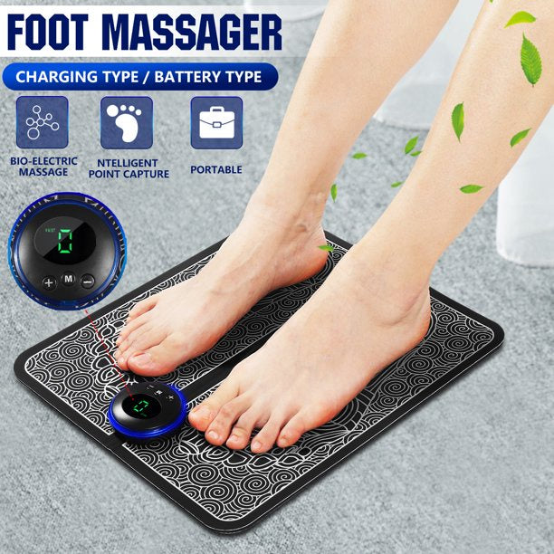 EMS Electric Foot Massager Mat | Blood Circulation Pad Health Care (Without Box)