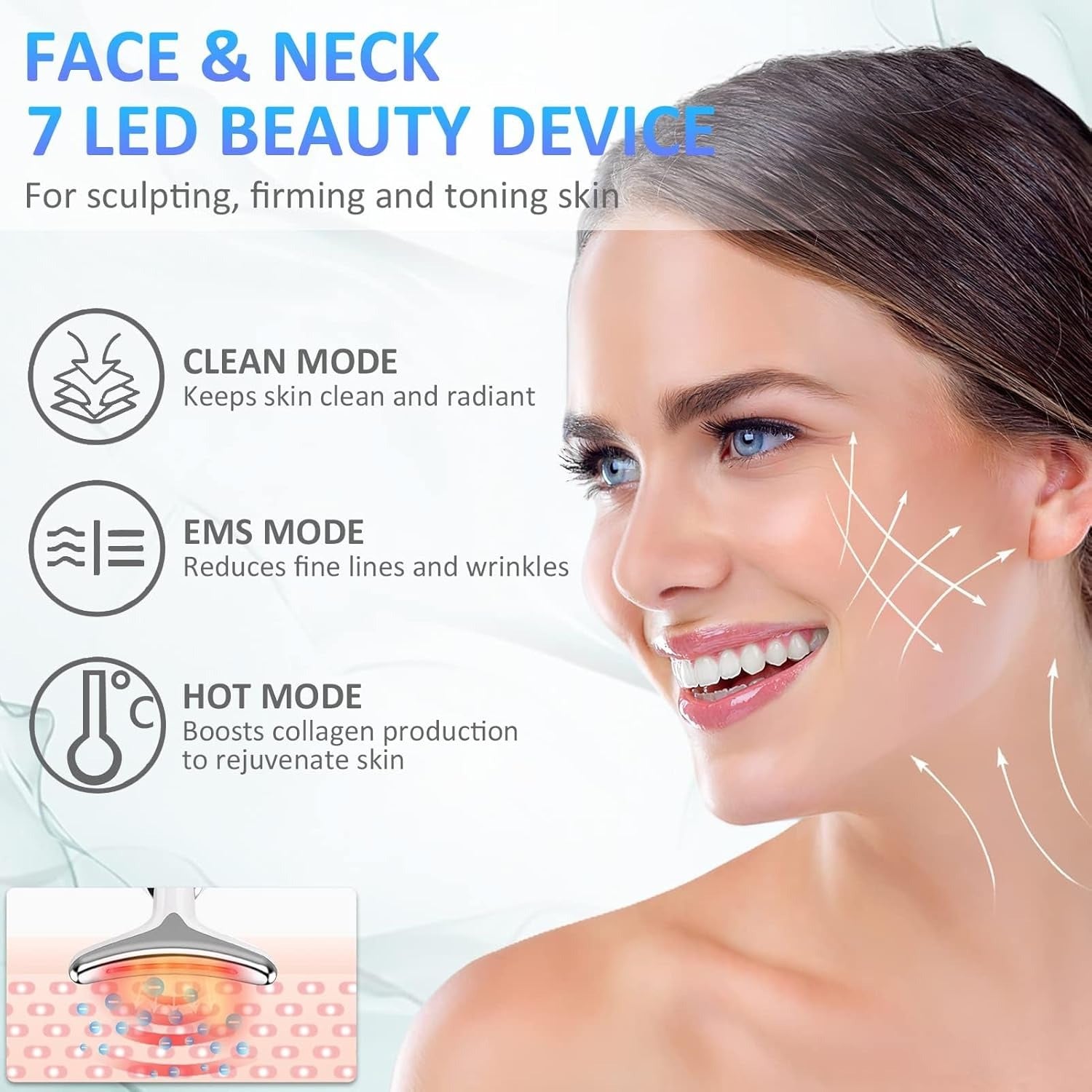 Fine Line & Wrinkles reducing Massager | Anti Ageing & Reduces Puffiness