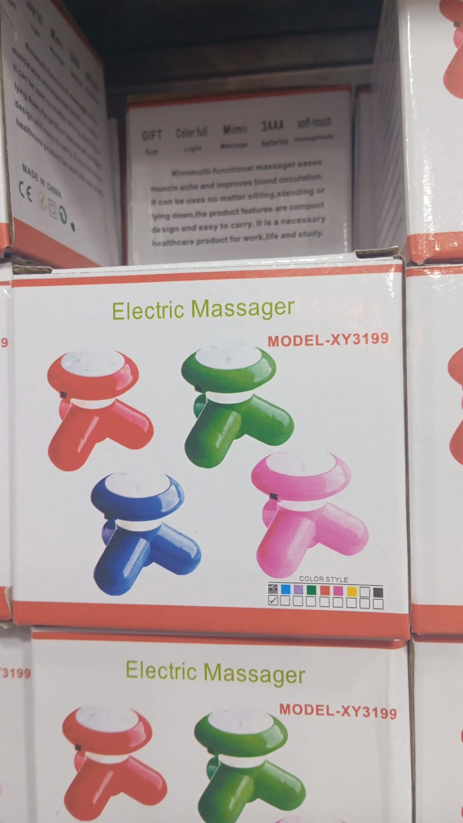 Mini Electric Full Body Massager Tool for Muscle Relief and Blood Circulation